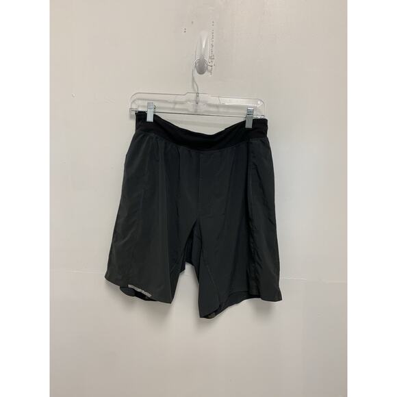 LULULEMON Surge 9" Shorts UNLINED Gray LIGHTWEIGHT Waistband Pocket ATHLETIC M - Picture 1 of 4